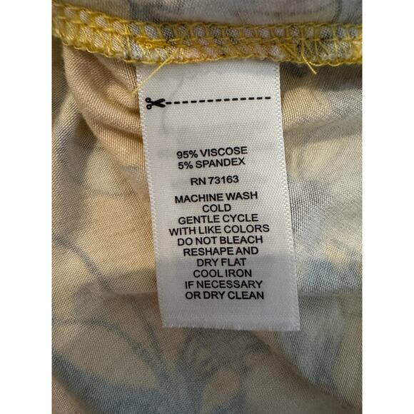 Cable & Gauge High Low Flowy Floral Tunic Top, Women's Size L - Picture 7 of 7